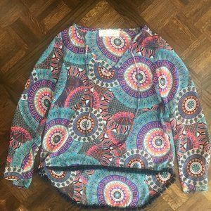 Vintage Havana sheer top/coverup